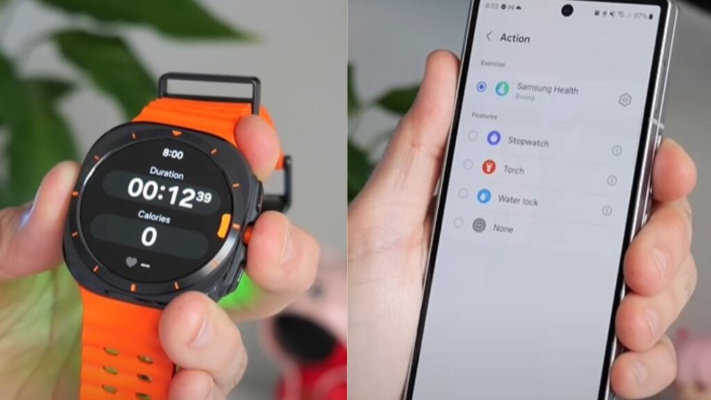 Samsung Galaxy Watch Ultra الأزرار والواجهة