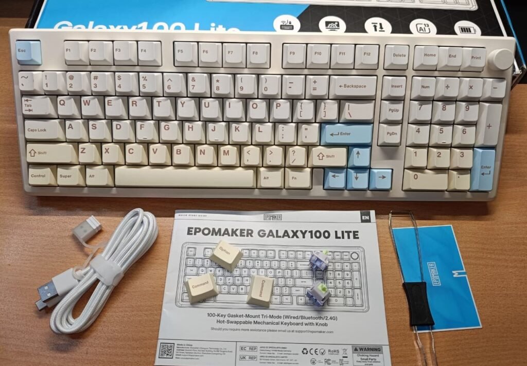 EPOMAKER Galaxy100 Lite Review - Unboxing