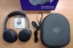 On a Desk placed items that you received in the Kiwi Ears Box